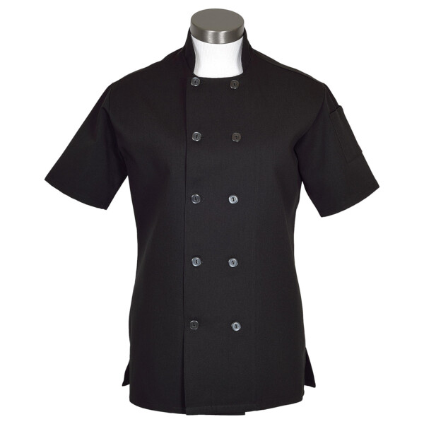 Button Short Sleeve Chef Coat Thumbnail